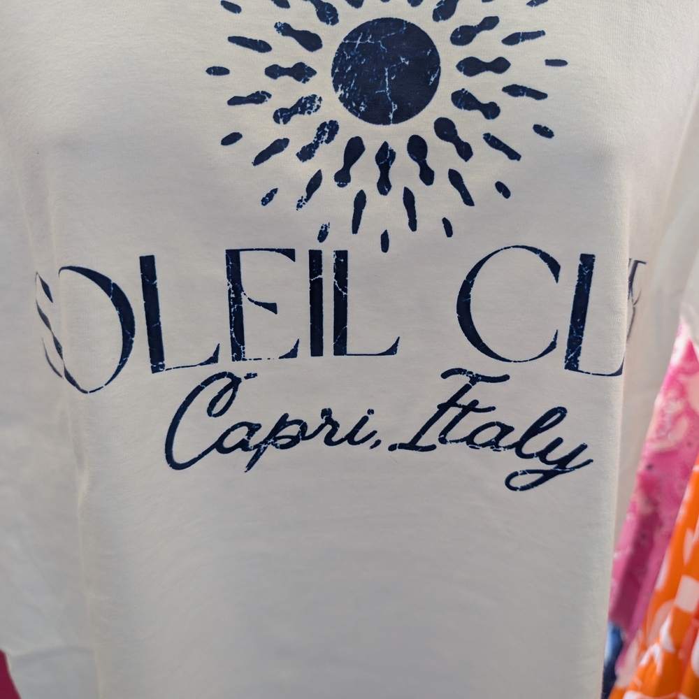 Soleil Club White T-Shirt - Picture 5 of 5